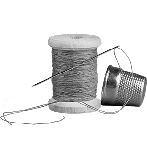 Twio Schnur und Nadel